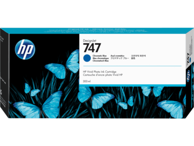 HP 746 Chromatic Blue DesignJet Ink Cartridge, 300ml