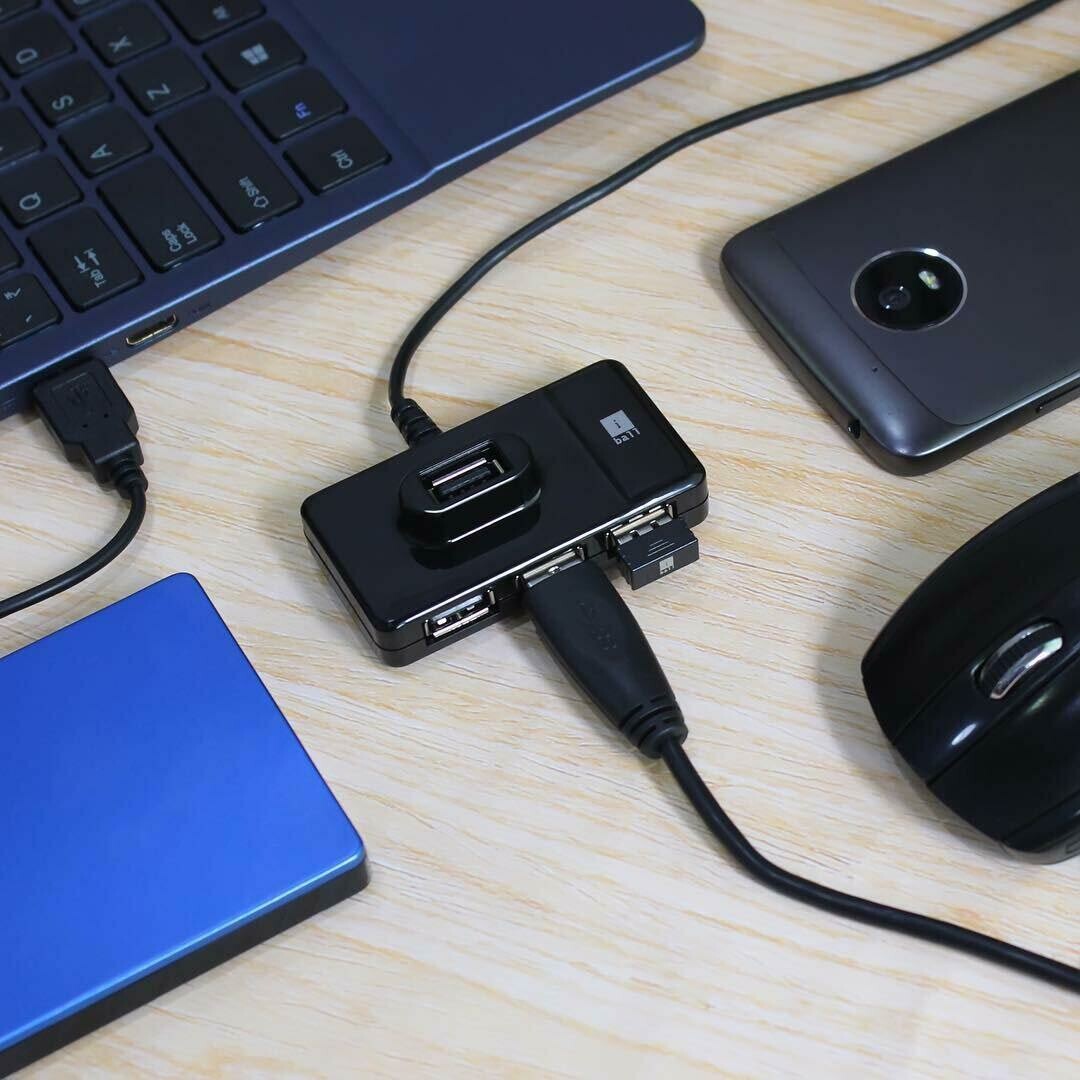 iBall Piano 423 High Speed 4 Port USB 2.0 HUB