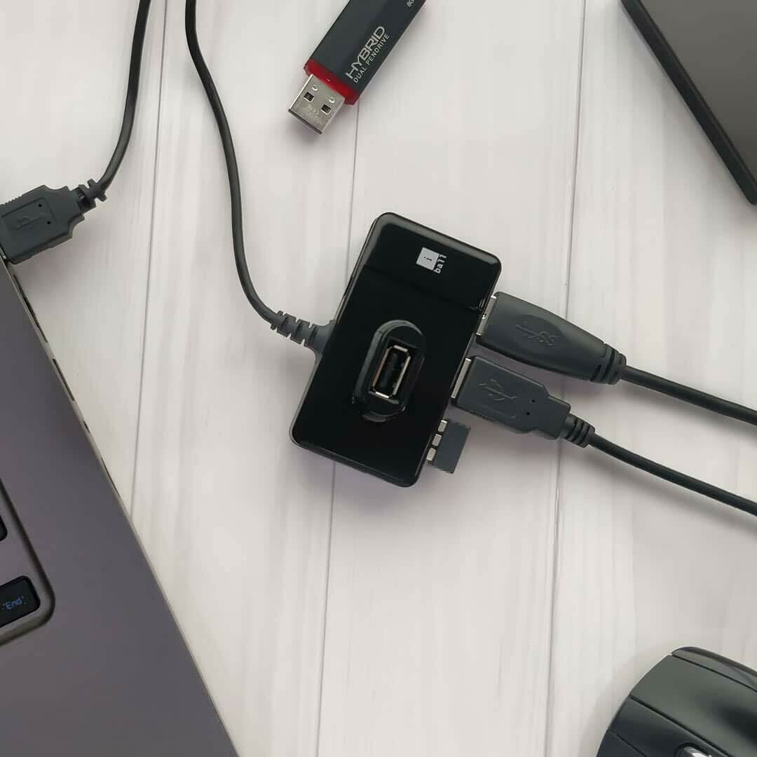 iBall Piano 423 High Speed 4 Port USB 2.0 HUB