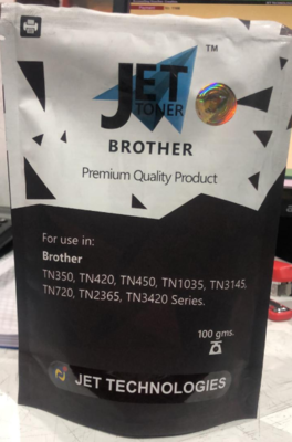 Jet 100gms Toner Powder for Brother Jet 100gms Toner Powder for Brother