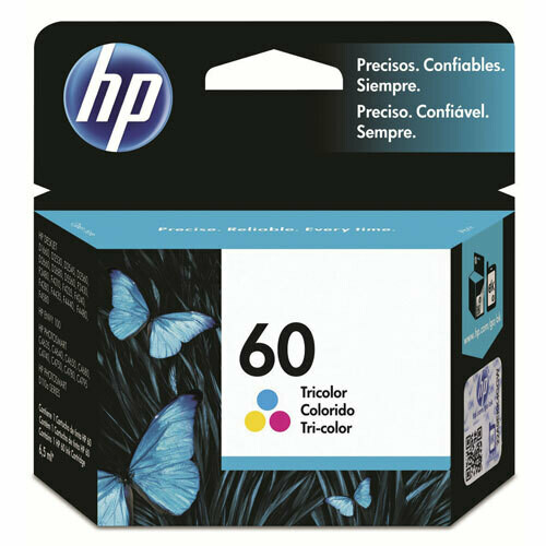 HP 60 Ink Cartridge, Tri Color