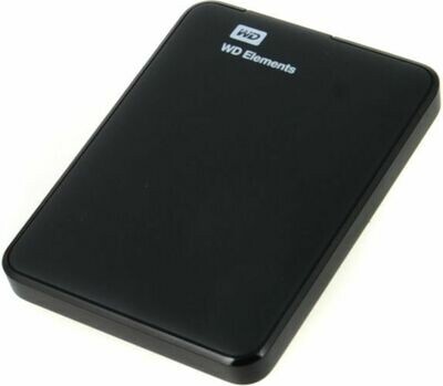 WD 500GB Elements portable External Hard Drive