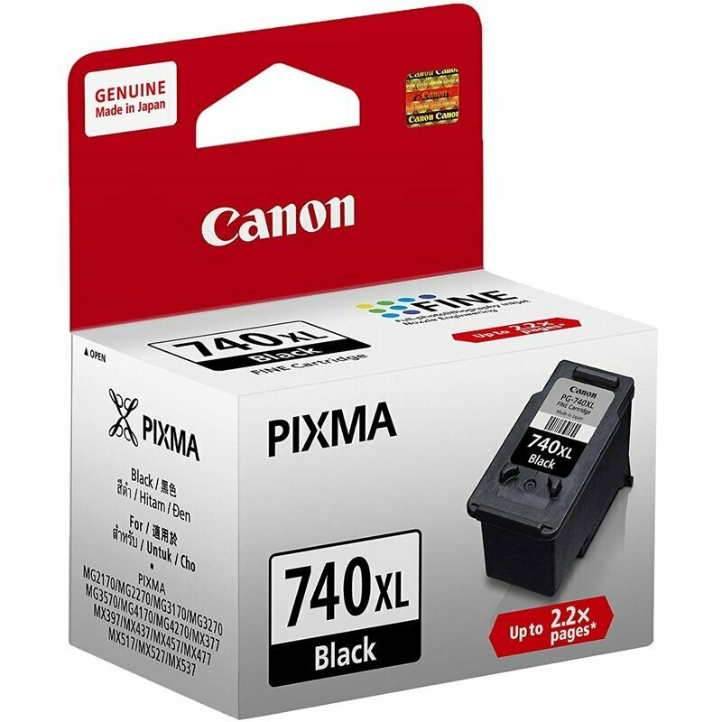 Canon Pixma 740XL Black Ink Cartridge (14ml)