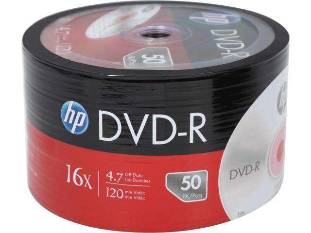 HP DME00025 DVD-R vierge 4.7 GB 50 pc(s) tour - DVD vierge - Achat & prix