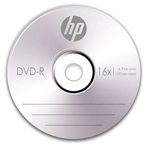 HP DVD Recordable DVD-R 4.7GB 50 Pack, Wrap - Rs.560