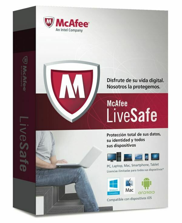 1 Devices, 3 Year, McAfee LiveSafe