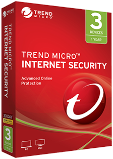 3 User, 1 Year, Trend Micro Internet Security