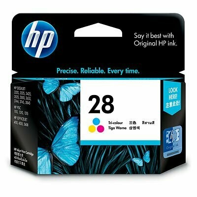 HP 28 Ink Cartridge, Tri Color