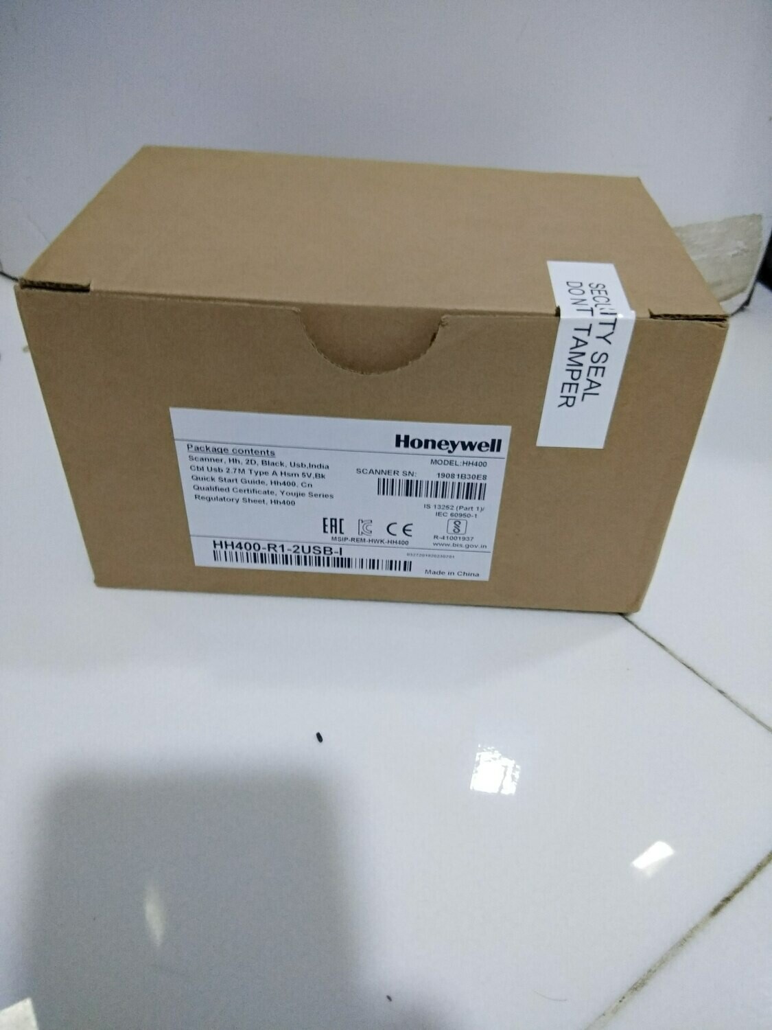 Honeywell HH400 Handheld 2D Area-Imagining Scanner