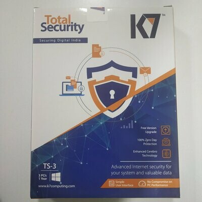 3 User, 1 Year, K7 Total Security 3 User, 1 Year, K7 Total Security