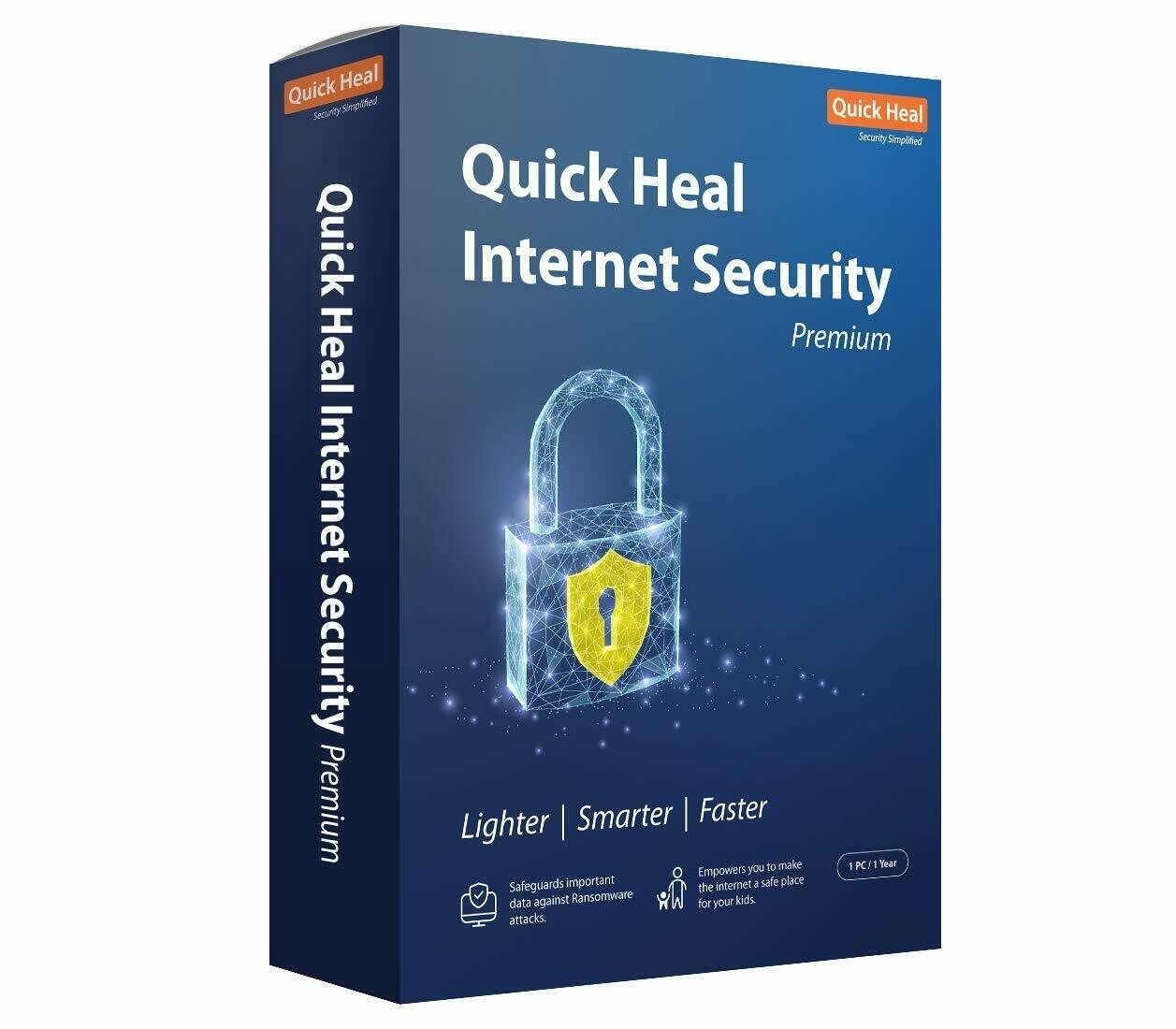 New, 1 User, 1 Year, Quick Heal Internet Security