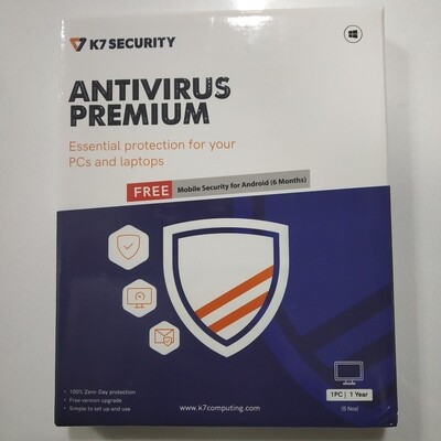 5 User, 1 Year, K7 Antivirus, Premium 5 User, 1 Year, K7 Antivirus, Premium