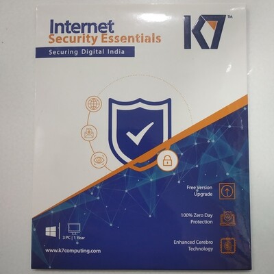 3 User, 1 Year, K7 Internet Security Essentials