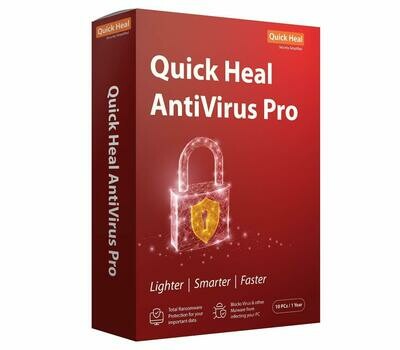 5 User, 1 Year, Quick Heal Antivirus Pro 5 User, 1 Year, Quick Heal Antivirus Pro