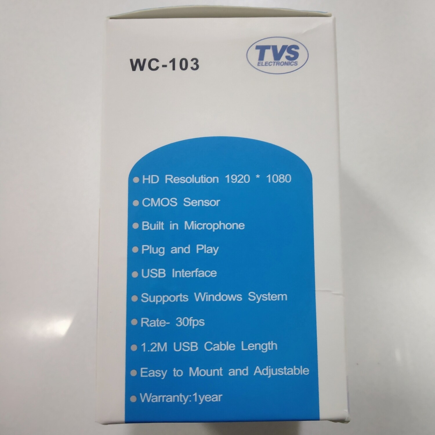 TVS WC-103 Webcam, 1080pixel