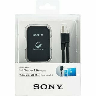 Sony CP-AD2 USB 2.1A Fast Charging Adapter with Cable Sony CP-AD2 USB 2.1A Fast Charging Adapter with Cable