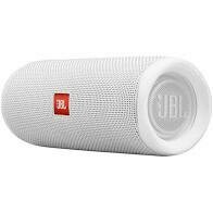 JBL Flip 5 Waterproof Bluetooth Speaker, White
