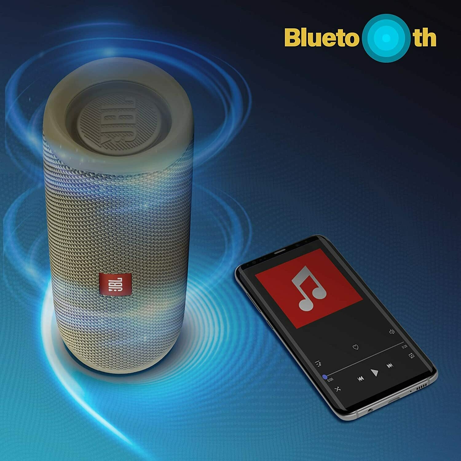 JBL Flip 5 Waterproof Bluetooth Speaker, Sand