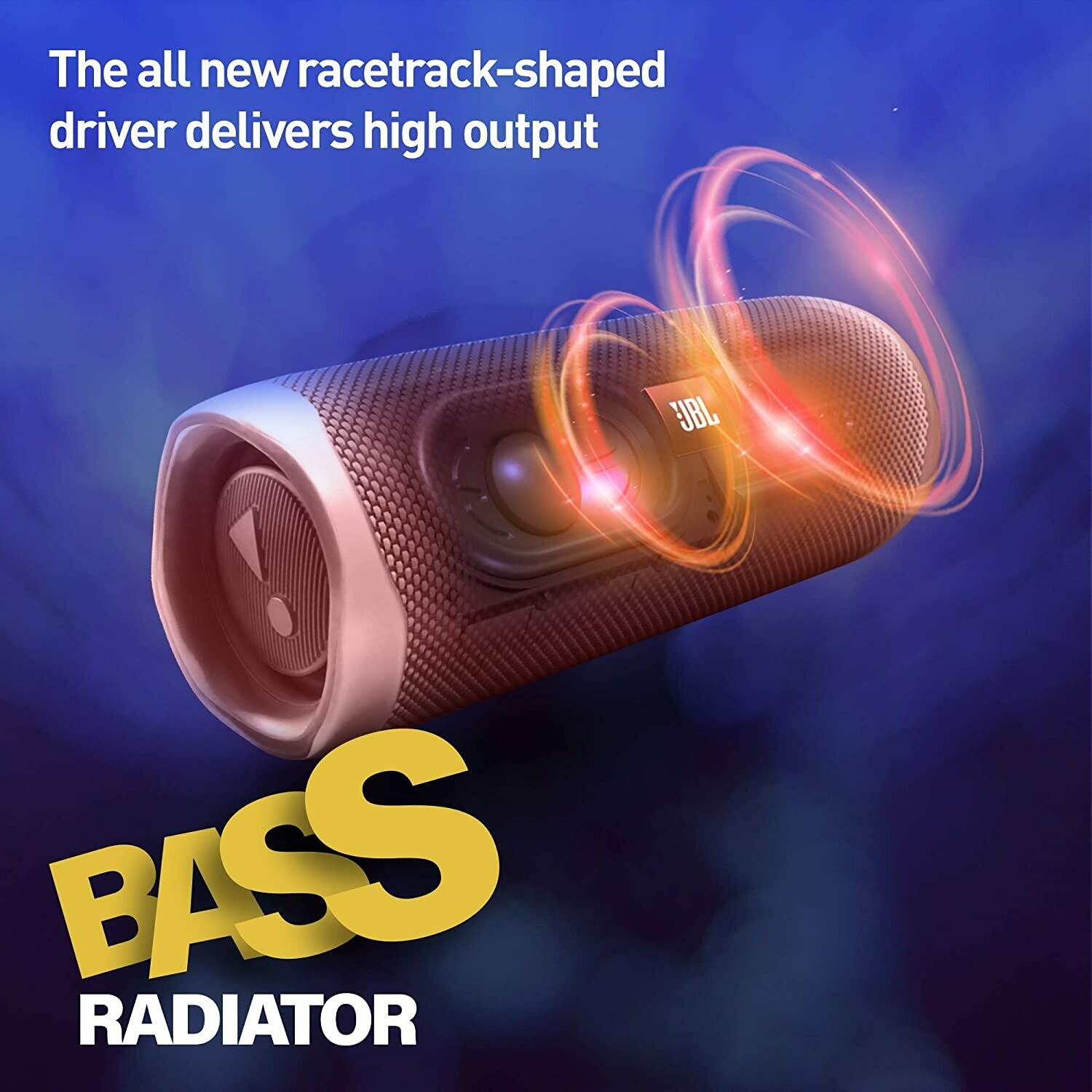 JBL Flip 5 Waterproof Bluetooth Speaker, Pink