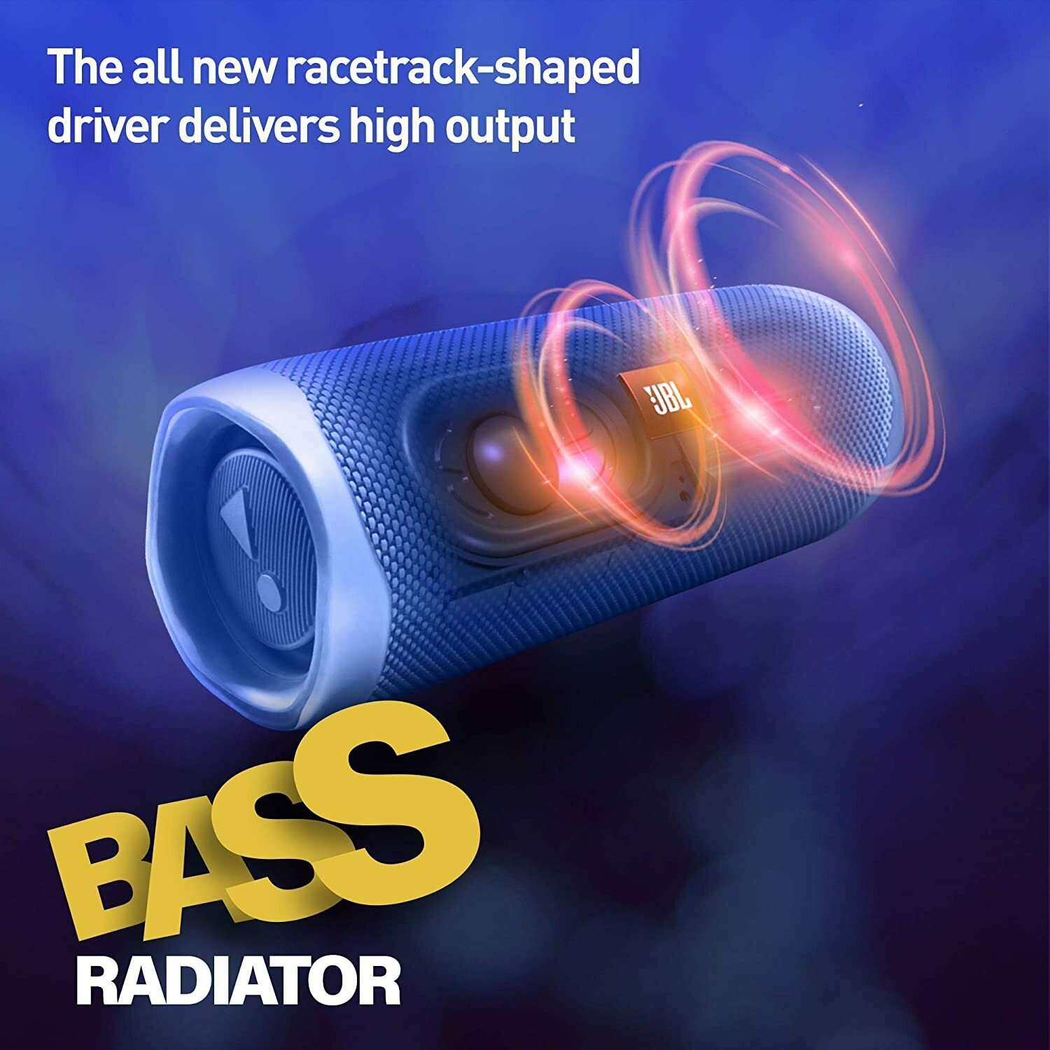 JBL Flip 5 Waterproof Bluetooth Speaker, Blue JBL Flip 5 Waterproof Bluetooth Speaker, Blue