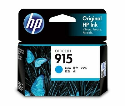 HP Officejet 915 Cyan Ink Cartridge (3YM15AA)