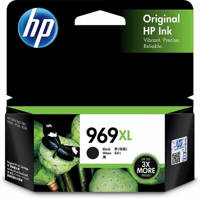 HP Officejet 969XL Black Ink Cartridge (3JA85AA)