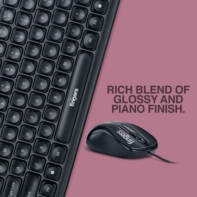 Fingers Velvet C4 Slim Multimedia Keyboard Mouse Fingers Velvet C4 Slim Multimedia Keyboard Mouse