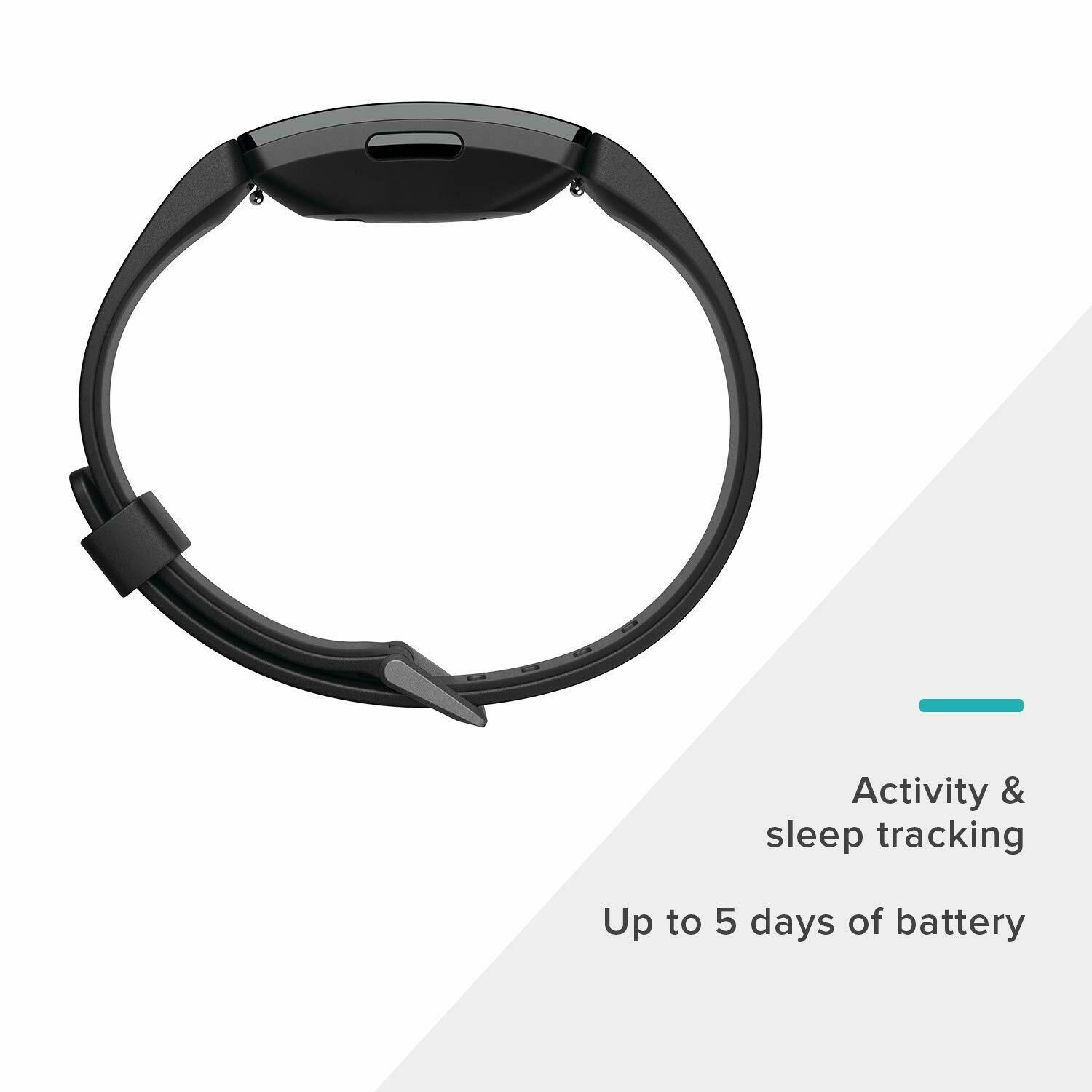 Fitbit Inspire HR Health and Fitness Tracker with Heart Rate (Black)