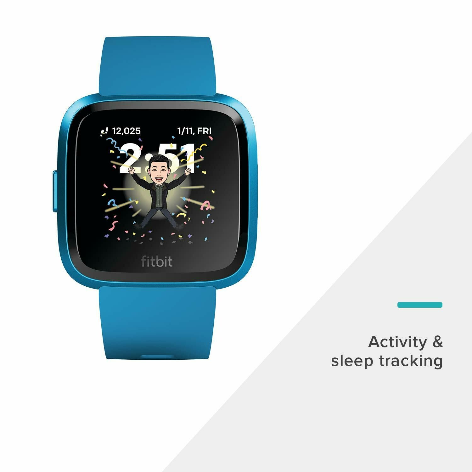 Fitbit Versa Lite Edition Smart Watch (Marina Blue)