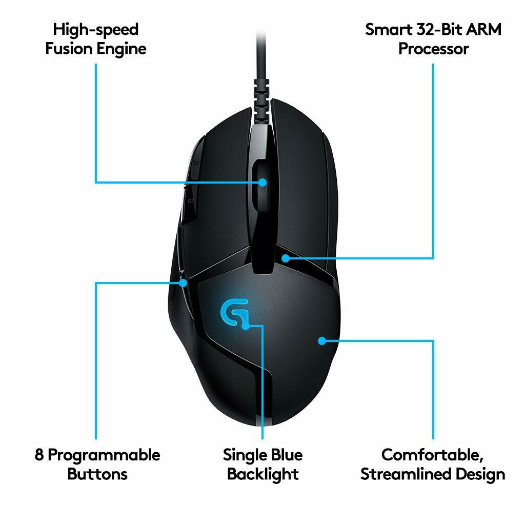 Logitech G402 Hyperion Fury FPS Gaming Mouse Logitech G402 Hyperion Fury FPS Gaming Mouse