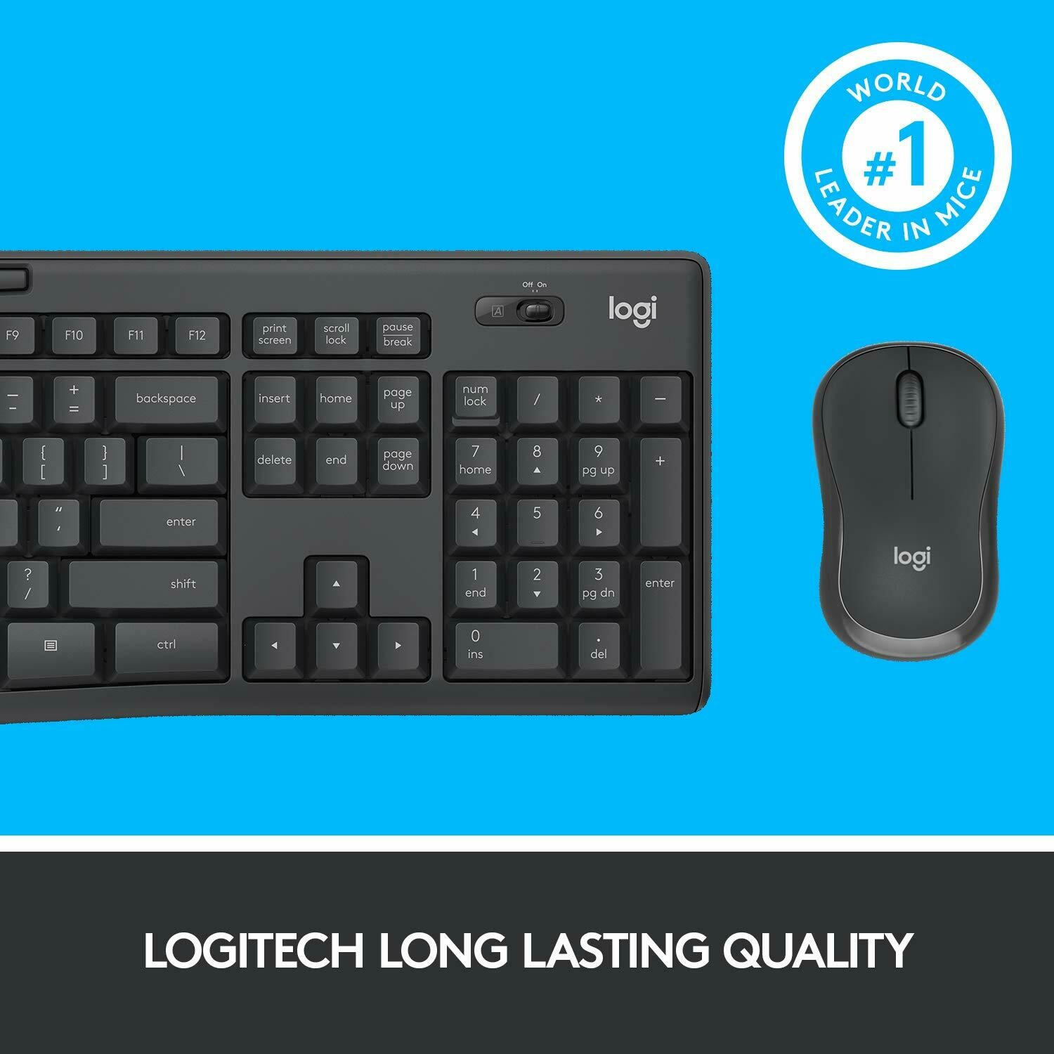 Logitech MK295 Wireless Mouse Keyboard Logitech MK295 Wireless Mouse Keyboard