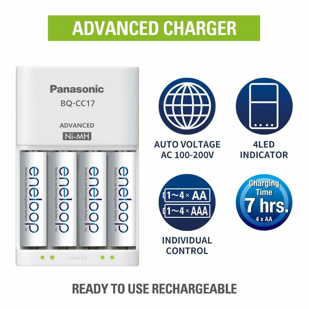Panasonic Eneloop BQ-CC17N Charger Panasonic Eneloop BQ-CC17N Charger