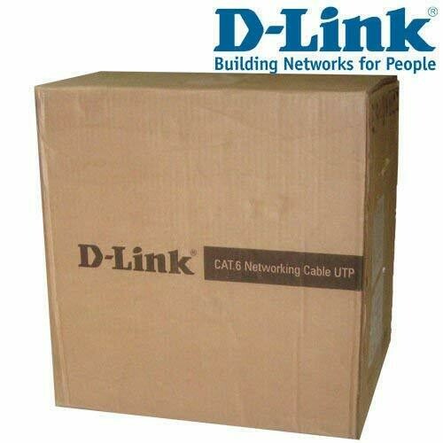 D-Link 100mtr Cat 6 UTP Cable, Grey D-Link 100mtr Cat 6 UTP Cable, Grey