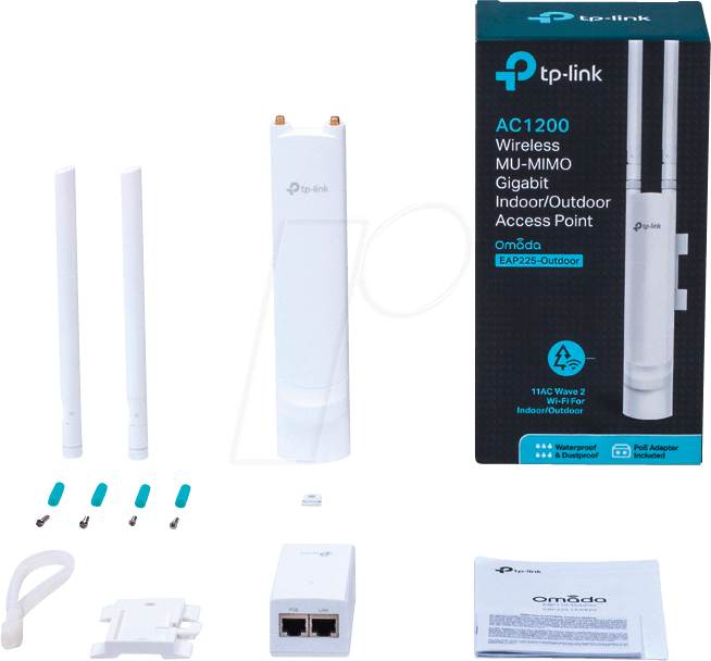 TP Link AC1200 EAP225 Outdoor Gigabit Access Point TP Link AC1200 EAP225 Outdoor Gigabit Access Point