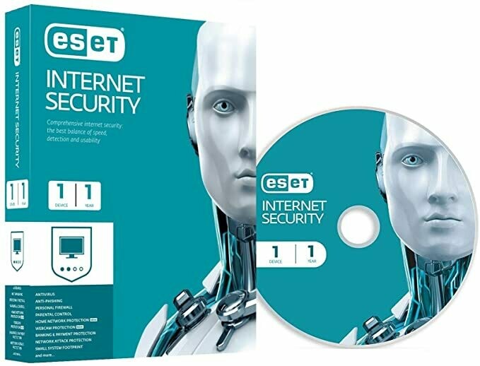 New, 1 User, 1 Year, Eset Internet Security