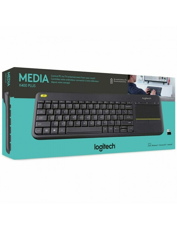 Logitech K400 Plus Wireless Touch Keyboard