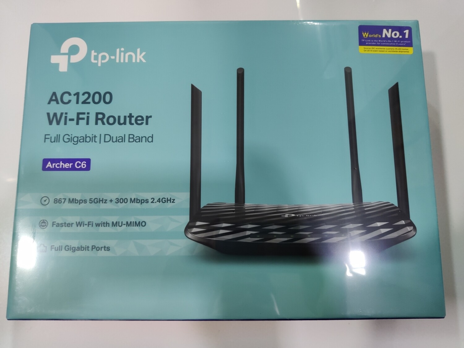 TP-Link Archer C6 Wireless Gigabit Router, AC1200