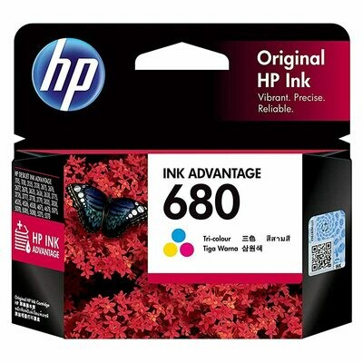 HP 680 Tri Color Ink Cartridge