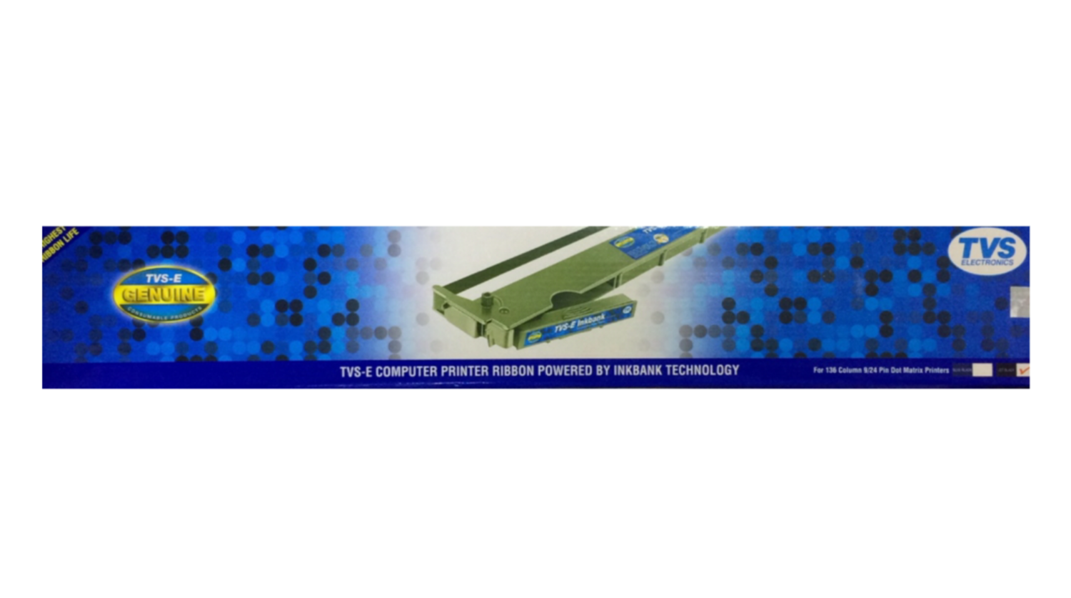 TVS 136 Column Ribbon With ink bank TVS 136 Column Ribbon With ink bank