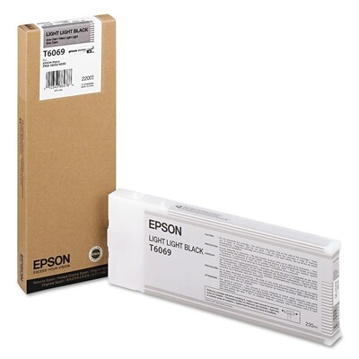 Epson T6069 Light Light Black Ink Cartridge, 220ml