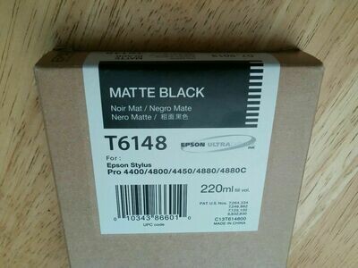 Epson T6148 Ink Cartridge, Matte Black