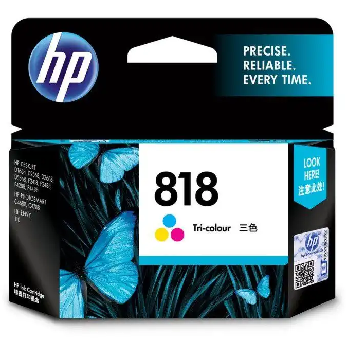 HP 818 Tri-Color Ink Cartridge