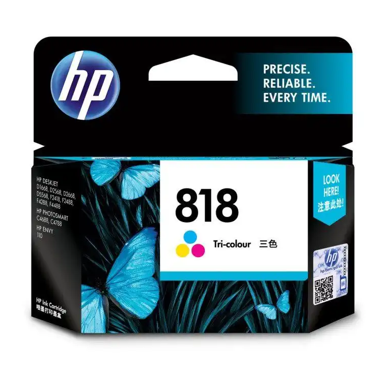 HP 818 Tri-Color Ink Cartridge