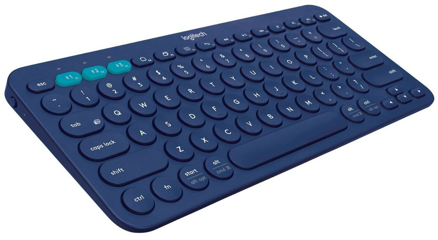 Logitech K380 Multi-Device Bluetooth Keyboard, Blue Logitech K380 Multi-Device Bluetooth Keyboard, Blue
