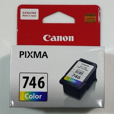 Canon Pixma 746 Ink Cartridge, Tri Color, (Medium)