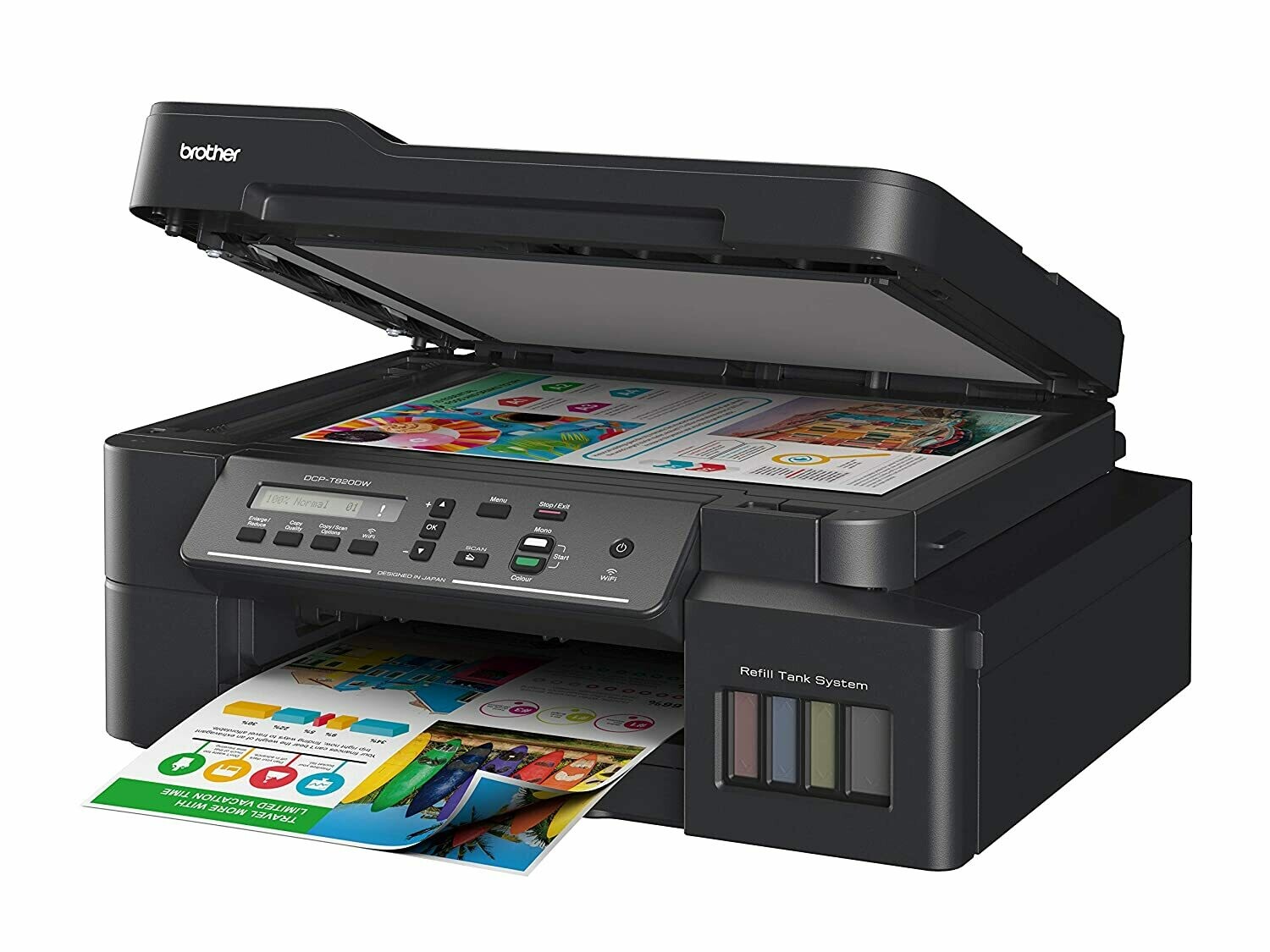 Brother DCP-T820DW Wi-Fi Ink Tank Duplex Printer Brother DCP-T820DW Wi-Fi Ink Tank Duplex Printer