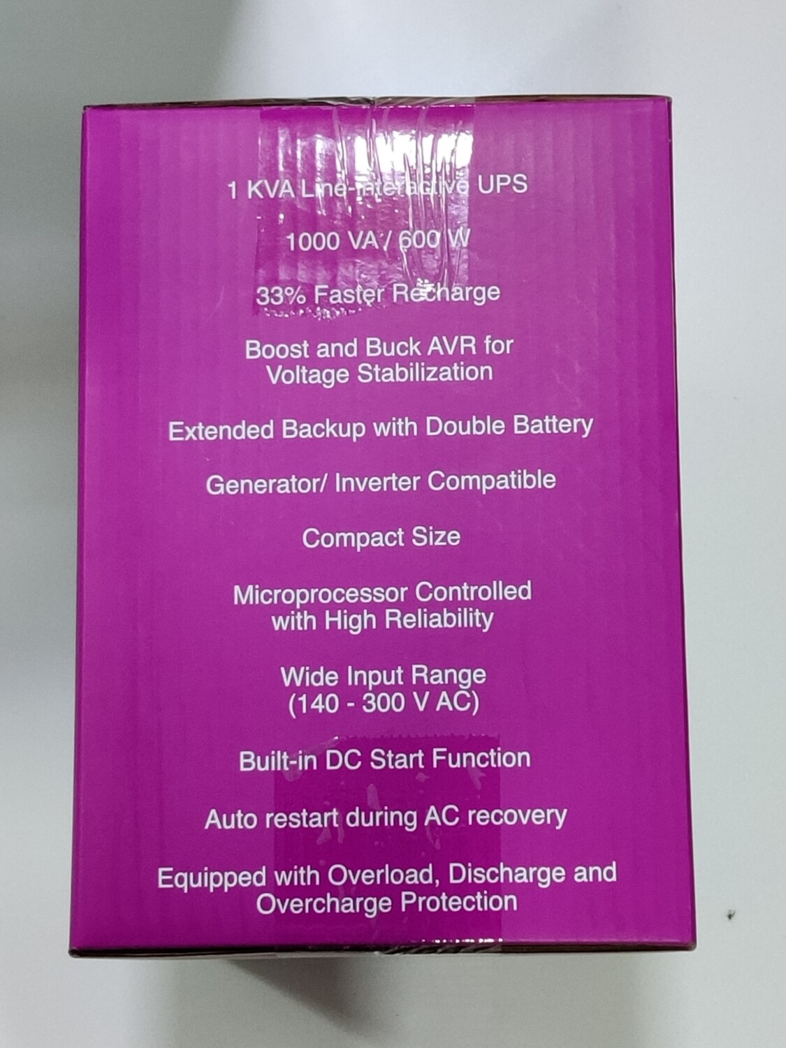 Fingers 1KVA Fast-Recharge Computer UPS Power Backup