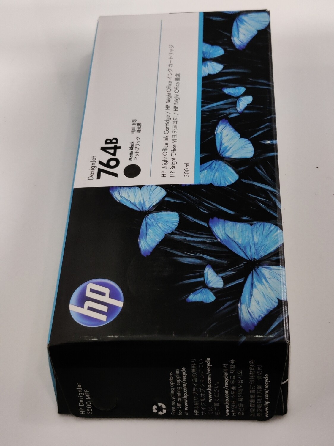 HP DesignJet 764 / 764B Matte Black Ink Cartridge, 300ml
