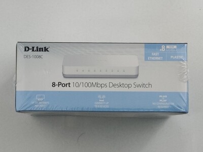 D-Link DES-1008C 8-Port Desktop Switch