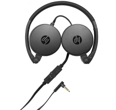 HP H2800 Stereo Headset with Mic, Black